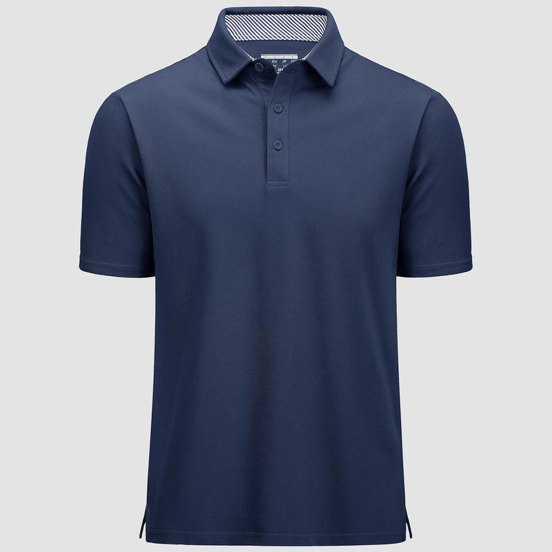Men's Short Sleeve Polo Shirts Classic Golf Shirt