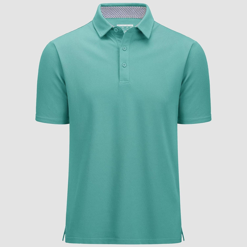 Men's Short Sleeve Polo Shirts Classic Golf Shirt
