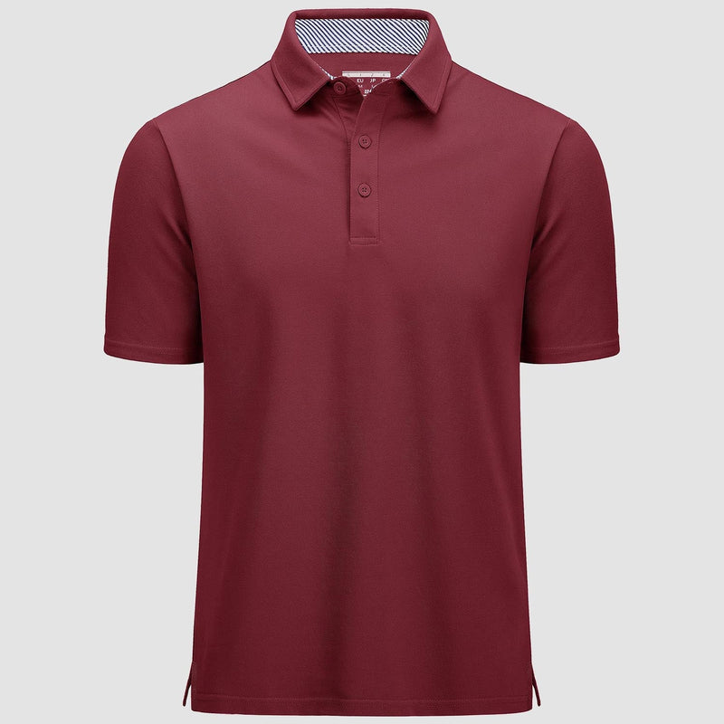 Men's Short Sleeve Polo Shirts Classic Golf Shirt
