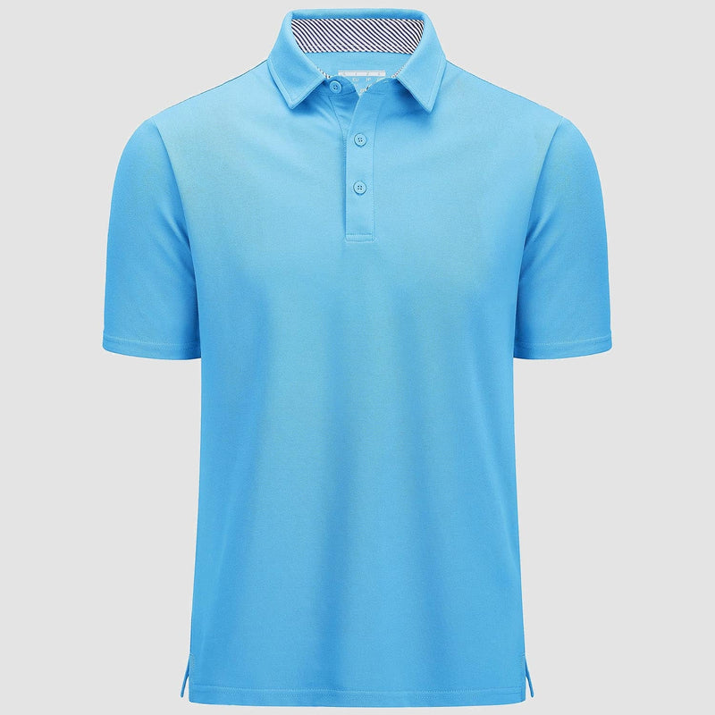 Men's Short Sleeve Polo Shirts Classic Golf Shirt