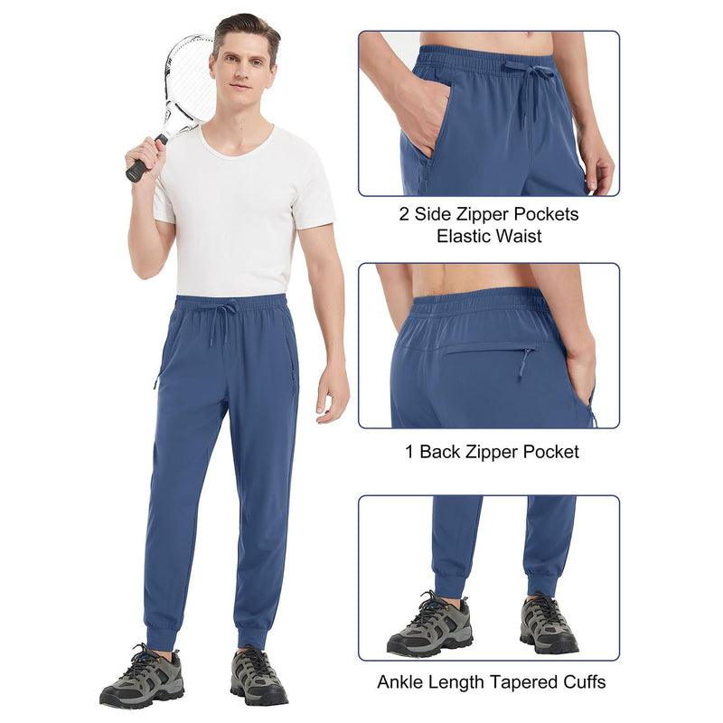 Men's Sweatpants Lightweight Quick Dry Workout Trousers 2