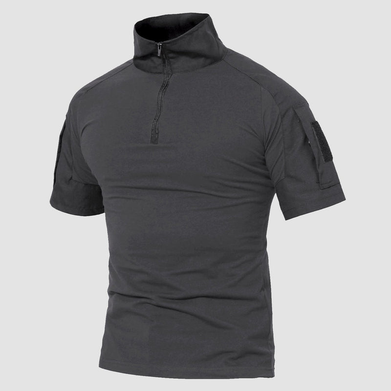Men's Tactical 1/4 Zip Camo Shirts | Slim Fit 9
