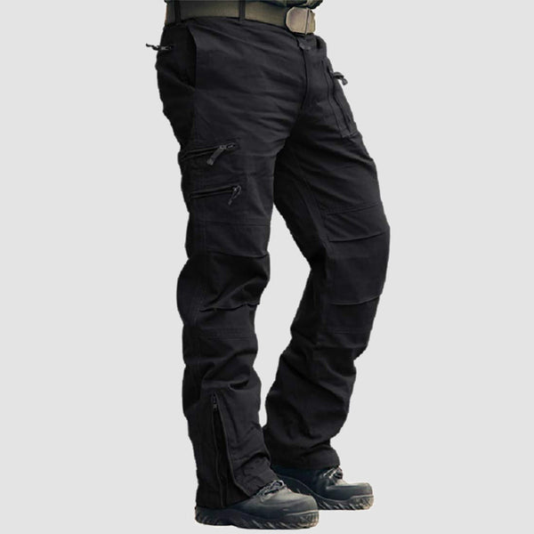 Men's Tactical Cargo Pants with 9 Pockets for Hiking 0