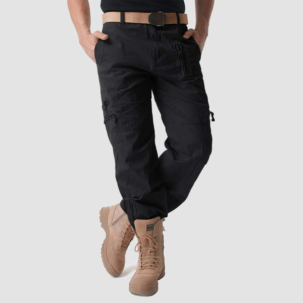 Men's Tactical Cargo Pants with 9 Pockets for Hiking 1