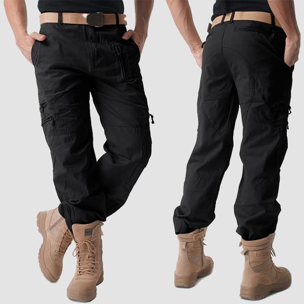 Men's Tactical Cargo Pants with 9 Pockets for Hiking 2