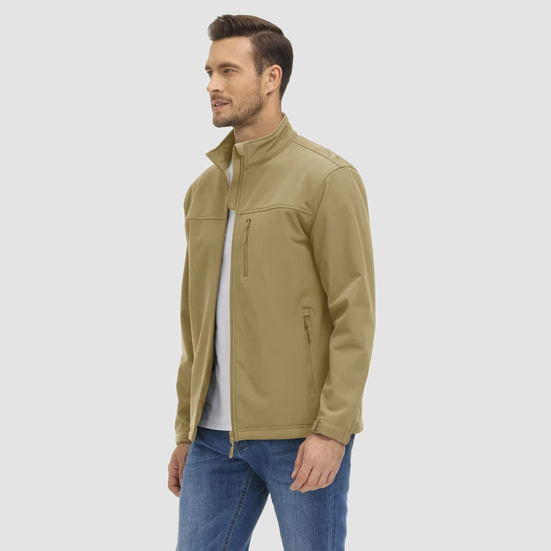Men's Tactical Fleece-Lined Soft Shell Winter Jacket