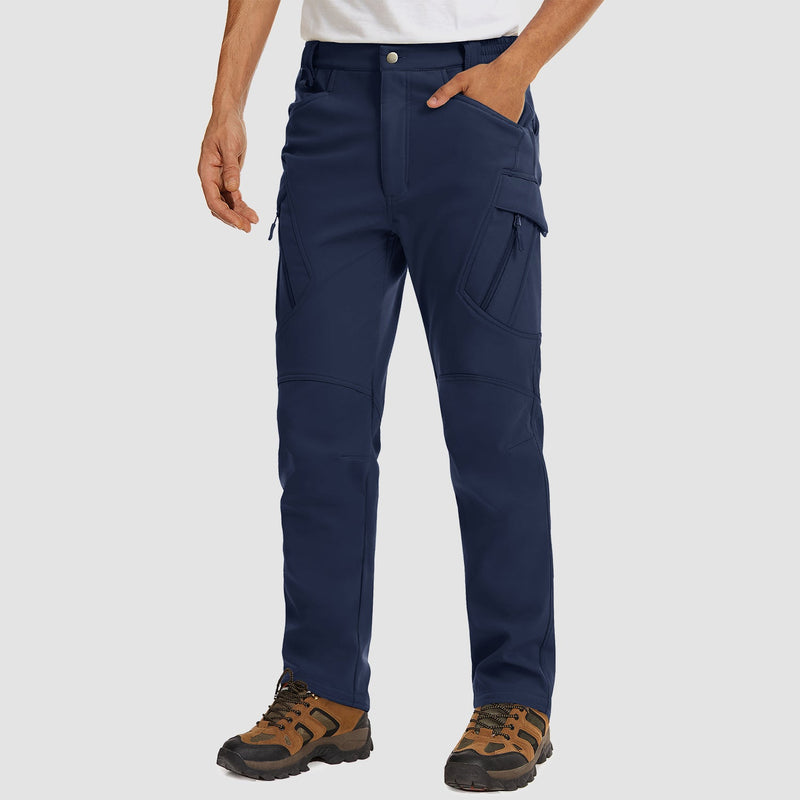 Men's Tactical Pants, 9 Pockets, Fleece Lined, Water Repellent 11