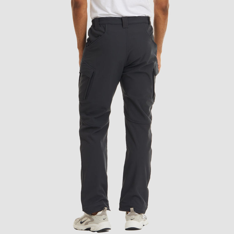 Men's Tactical Pants, 9 Pockets, Fleece Lined, Water Repellent 3