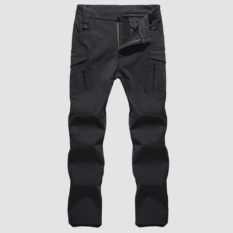 Men's Tactical Pants, 9 Pockets, Fleece Lined, Water Repellent 6