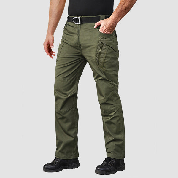 Men's Tactical Pants with 9 Pockets Rip-Stop Work Hiking Pants 0