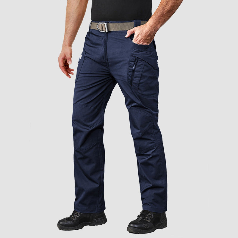 Men's Tactical Pants with 9 Pockets Rip-Stop Work Hiking Pants 2