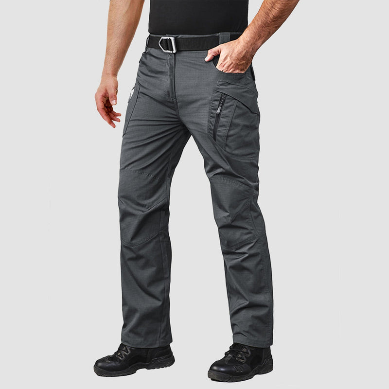 Men's Tactical Pants with 9 Pockets Rip-Stop Work Hiking Pants 6