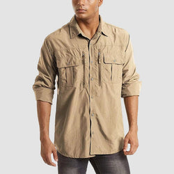 Men's Tactical Shirt, Quick-Dry & UV Protection for Hiking 0