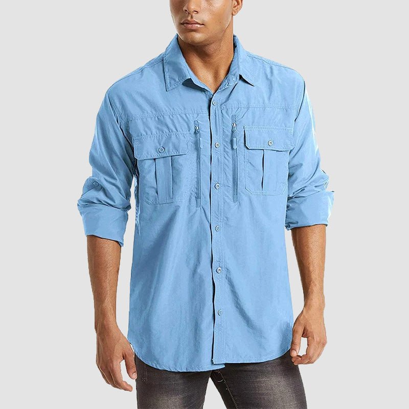 Men's Tactical Shirt, Quick-Dry & UV Protection for Hiking 11