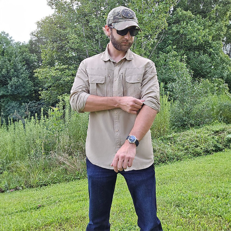 Men's Tactical Shirt, Quick-Dry & UV Protection for Hiking 3