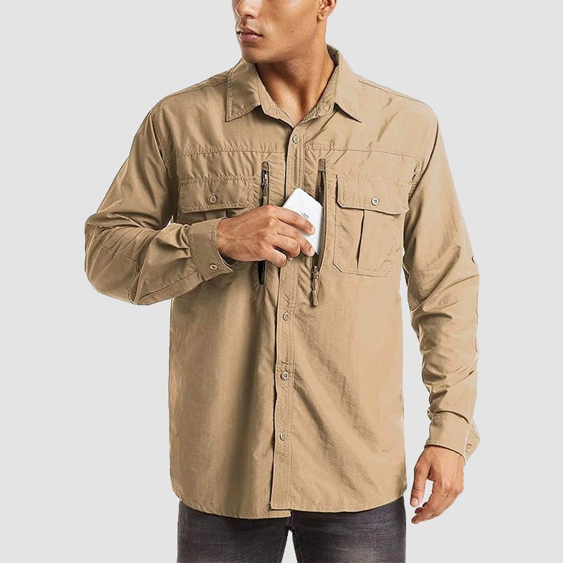 Men's Tactical Shirt, Quick-Dry & UV Protection for Hiking 4