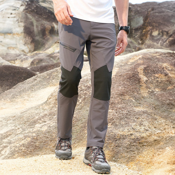 Men's Tactical Trekking Pants - Ripstop Hiking with Zipper Pockets 1