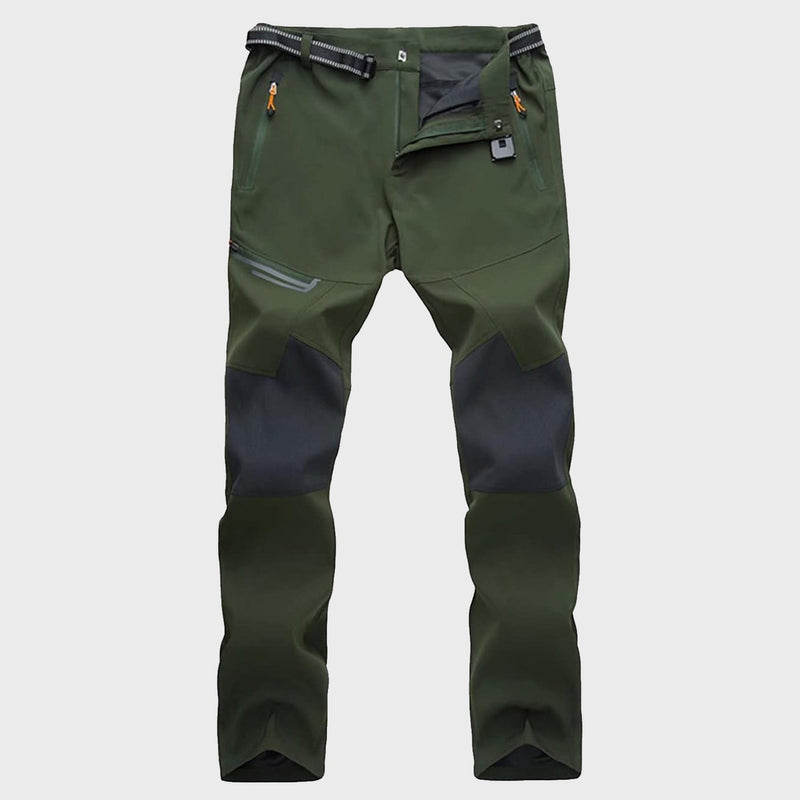 Men's Tactical Trekking Pants - Ripstop Hiking with Zipper Pockets 6