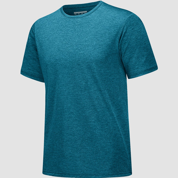 Men's Tag-Free Moisture-Wicking Athletic Fitness T-Shirt 0
