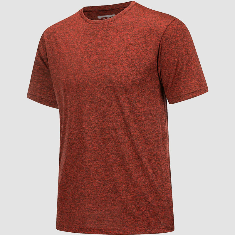 Men's Tag-Free Moisture-Wicking Athletic Fitness T-Shirt 12