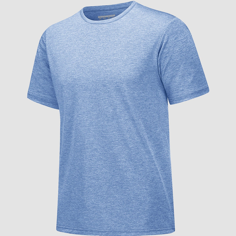 Men's Tag-Free Moisture-Wicking Athletic Fitness T-Shirt 7