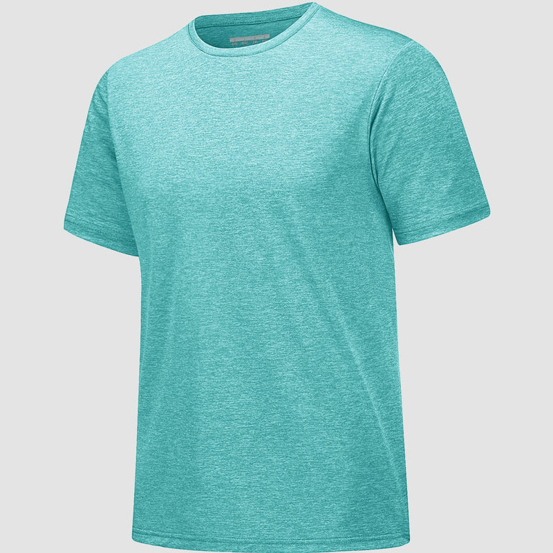 Men's Tag-Free Moisture-Wicking Athletic Fitness T-Shirt 8