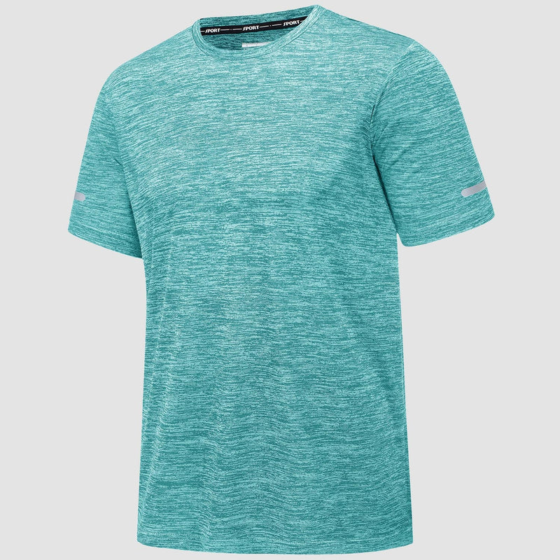 Men's Tag-Free Quick-Dry Athletic Running T-Shirt 11