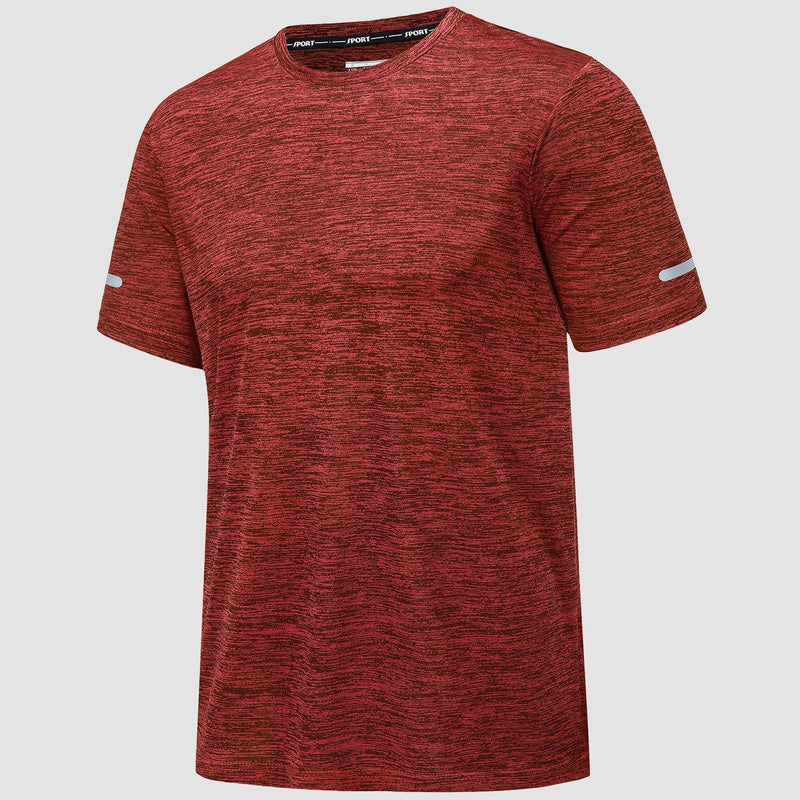 Men's Tag-Free Quick-Dry Athletic Running T-Shirt 12