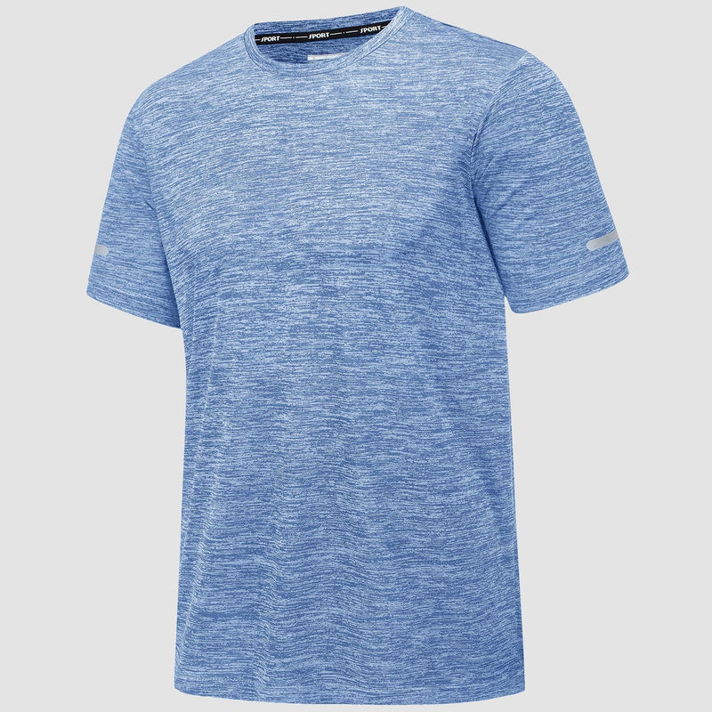 Men's Tag-Free Quick-Dry Athletic Running T-Shirt 13