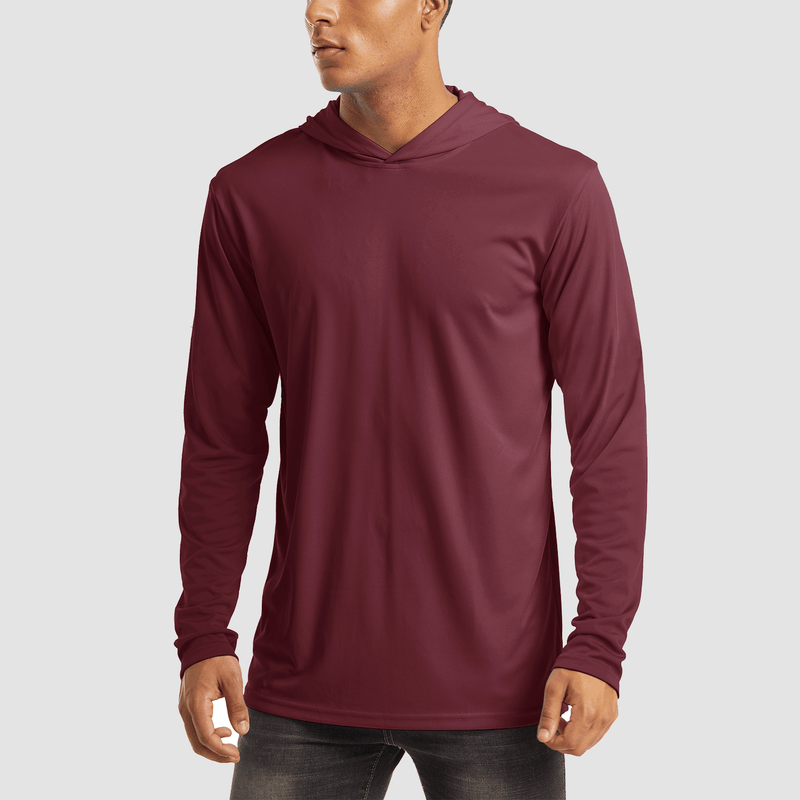 Men's UPF 50+ Hooded Fishing Shirts | Sun Protection