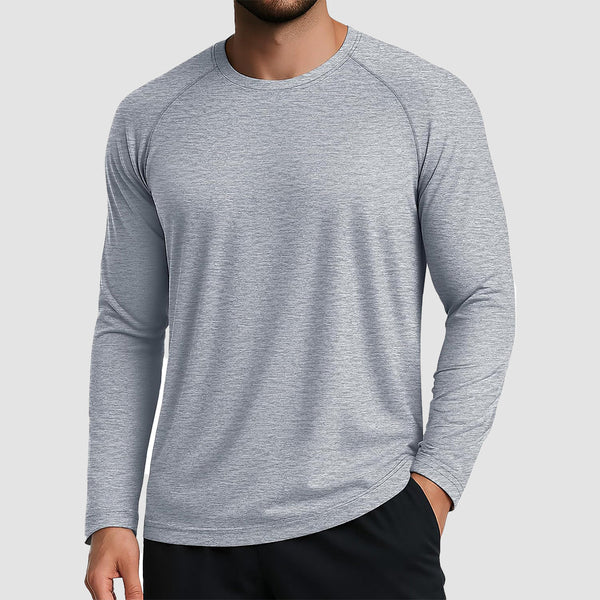 Men's UPF 50+ Long Sleeve Shirt Dry Fit for Fishing & Hiking 0