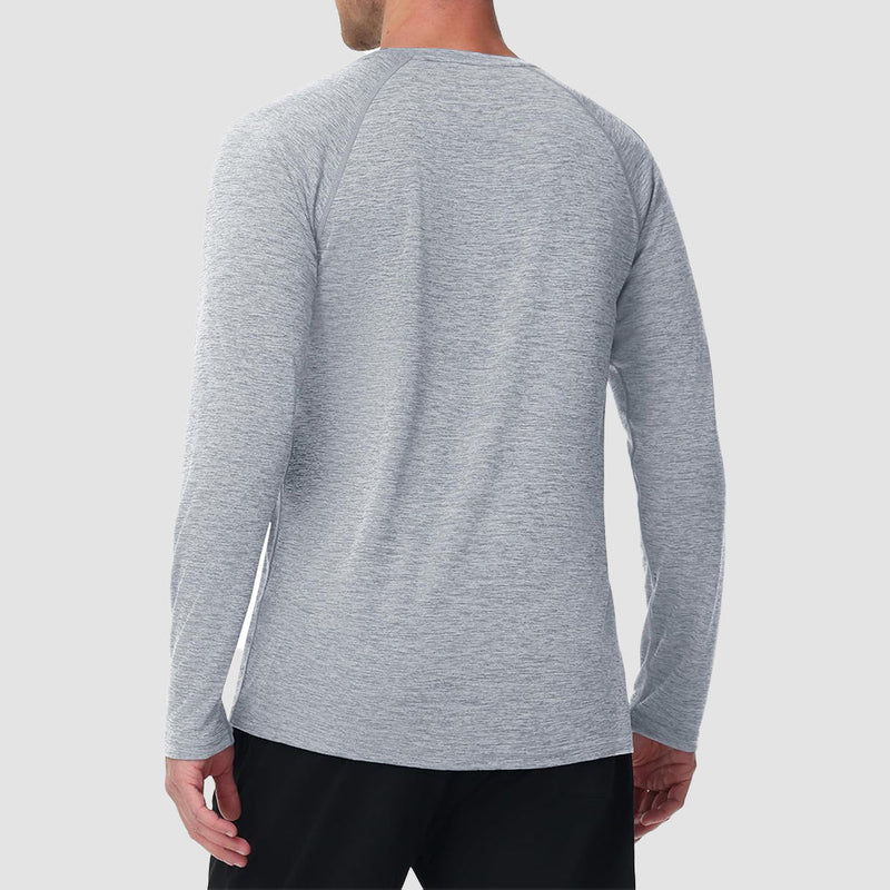 Men's UPF 50+ Long Sleeve Shirt Dry Fit for Fishing & Hiking 4