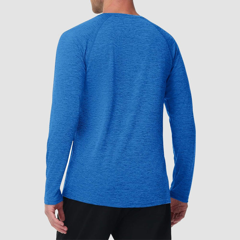 Men's UPF 50+ Long Sleeve Shirt Dry Fit for Fishing & Hiking 6