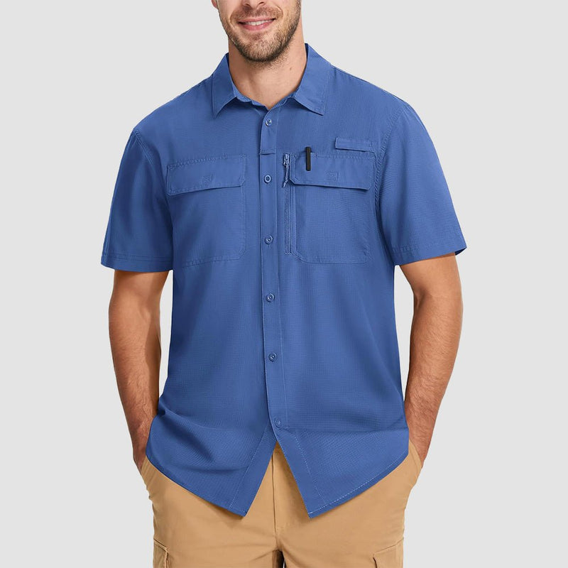 Men's UPF 50+ Quick Dry Fishing Shirt 10