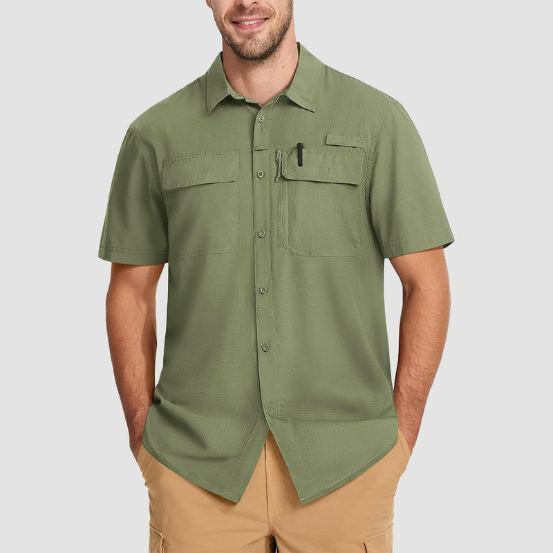 Men's UPF 50+ Quick Dry Fishing Shirt 14