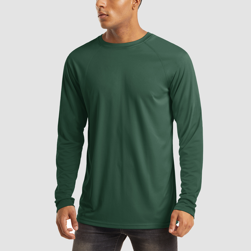 Men's UPF 50+ Quick Dry Shirt - Sun Protection for Hiking 11