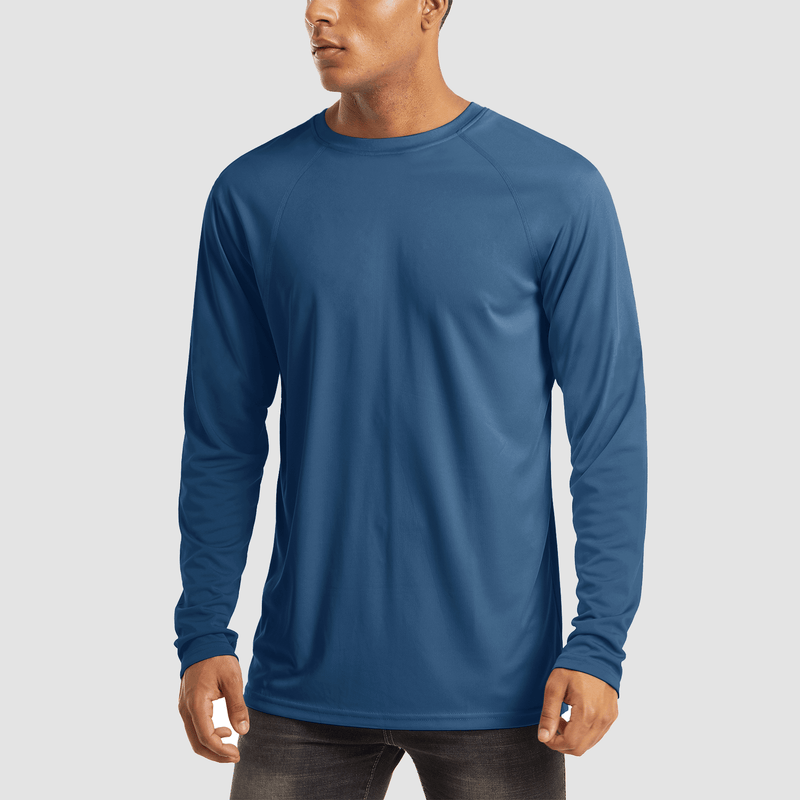 Men's UPF 50+ Quick Dry Shirt - Sun Protection for Hiking 12