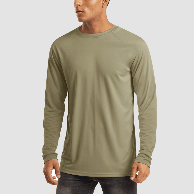 Men's UPF 50+ Quick Dry Shirt - Sun Protection for Hiking 14