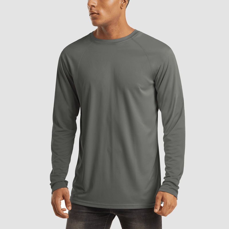 Men's UPF 50+ Quick Dry Shirt - Sun Protection for Hiking 19
