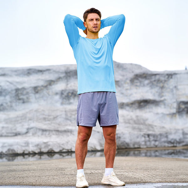 Men's UPF 50+ Quick Dry Shirt - Sun Protection for Hiking 1