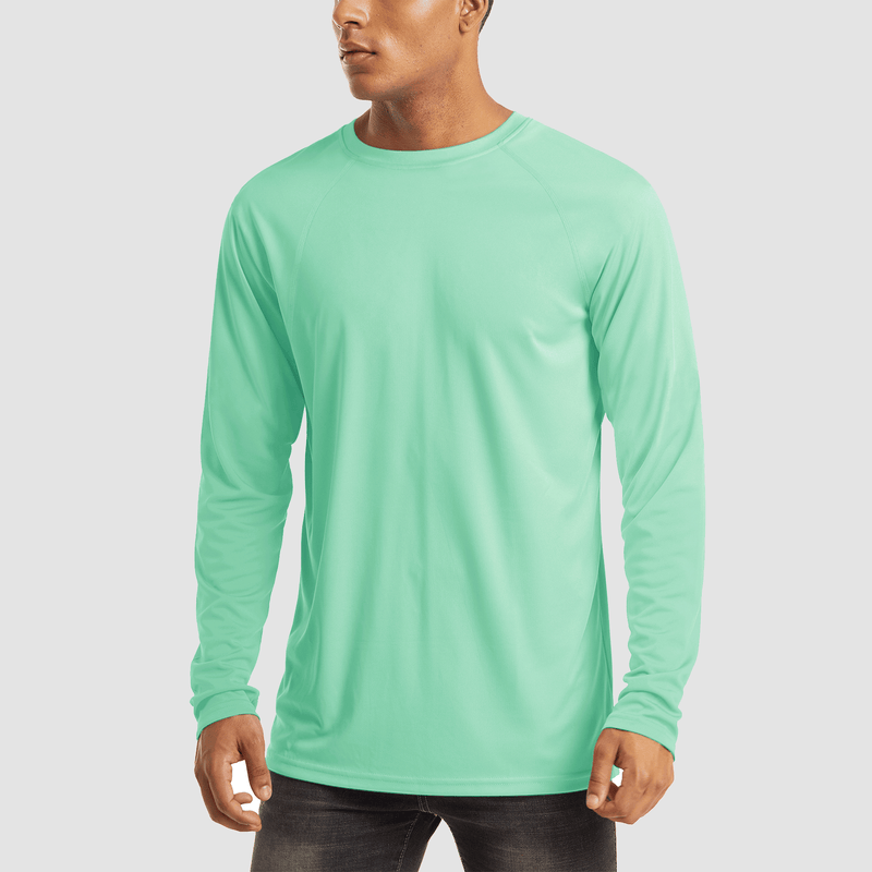 Men's UPF 50+ Quick Dry Shirt - Sun Protection for Hiking 25