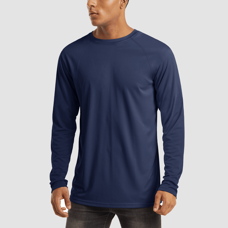 Men's UPF 50+ Quick Dry Shirt - Sun Protection for Hiking 26