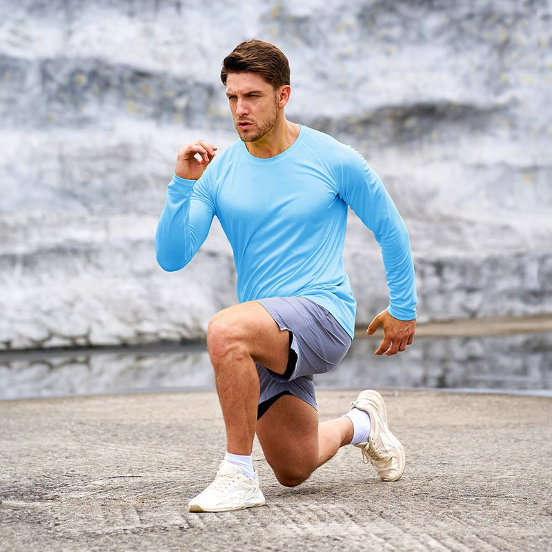 Men's UPF 50+ Quick Dry Shirt - Sun Protection for Hiking 3