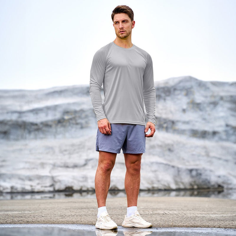 Men's UPF 50+ Quick Dry Shirt - Sun Protection for Hiking 6