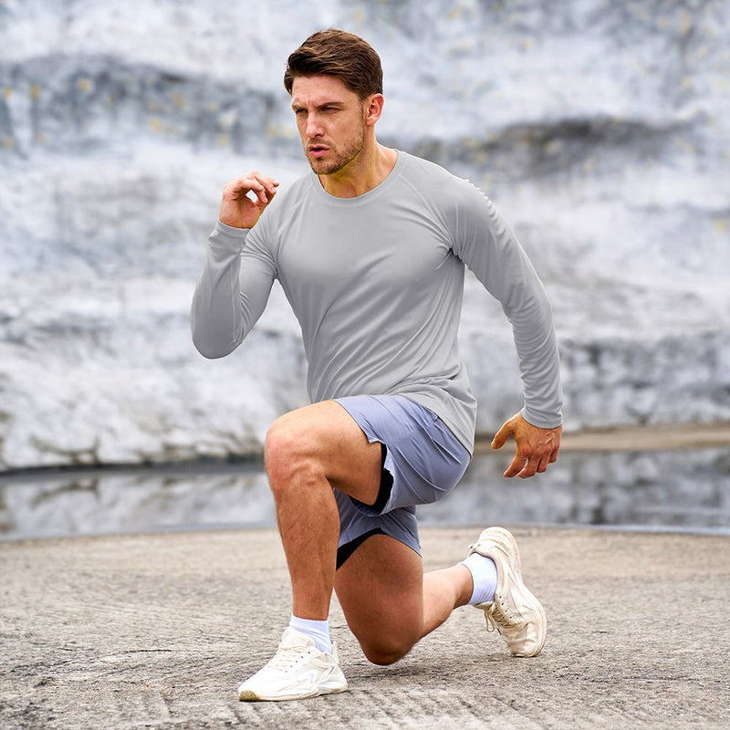 Men's UPF 50+ Quick Dry Shirt - Sun Protection for Hiking 7