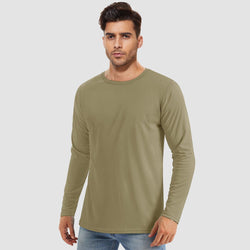 Men's UPF 80+ Long Sleeve Sun Protection Quick-Dry Shirt 0