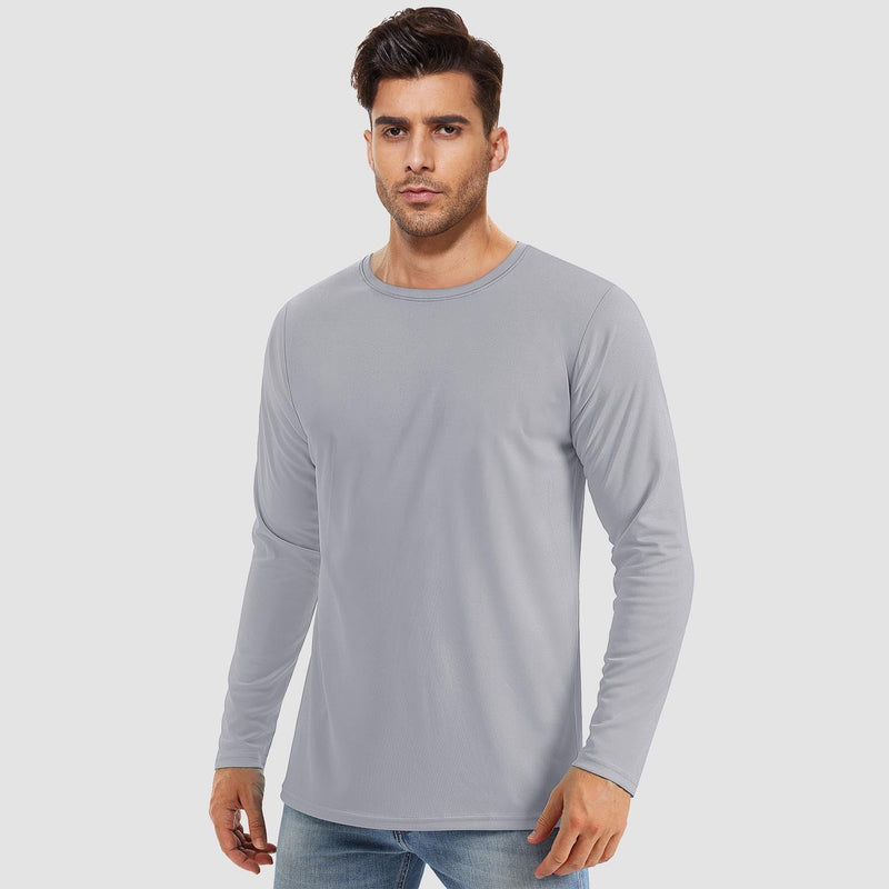 Men's UPF 80+ Long Sleeve Sun Protection Quick-Dry Shirt 13