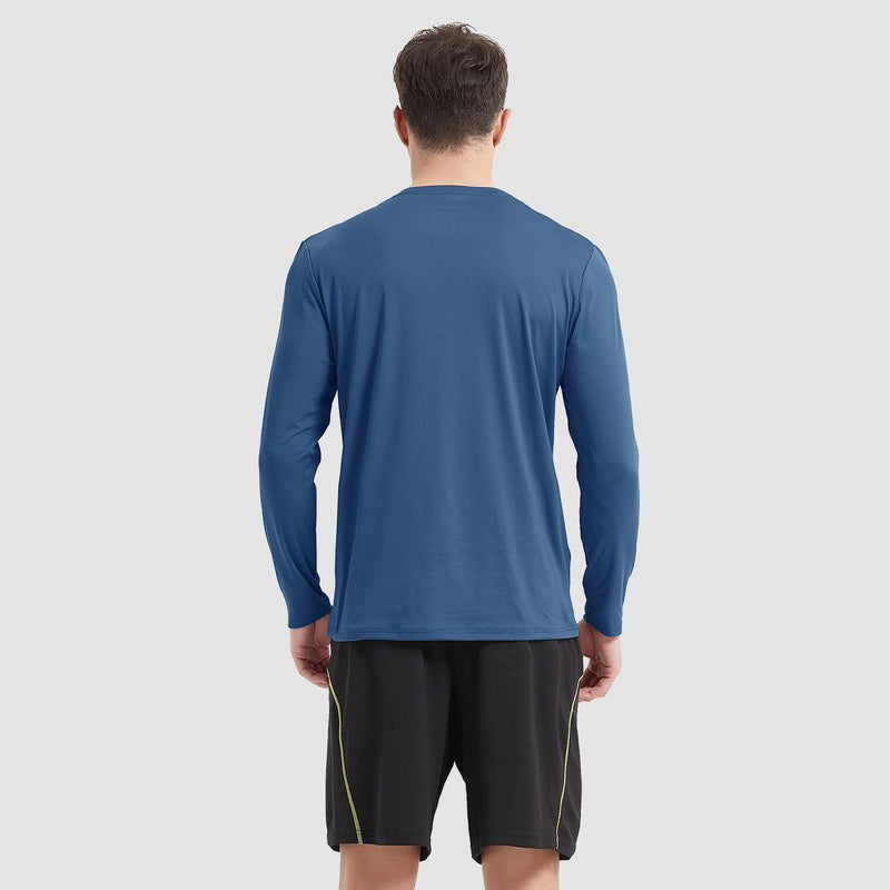 Men's UPF 80+ Long Sleeve Sun Protection Quick-Dry Shirt 5
