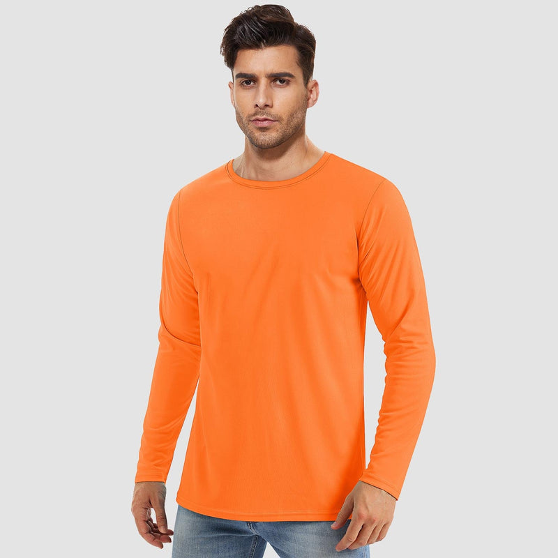 Men's UPF 80+ Long Sleeve Sun Protection Quick-Dry Shirt 8
