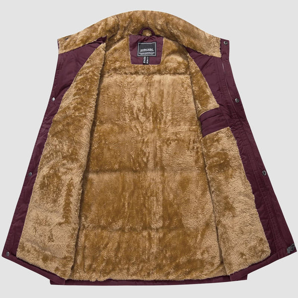 Men's Warm Fleece Lined Vest Outerwear Sleeveless Jacket 1